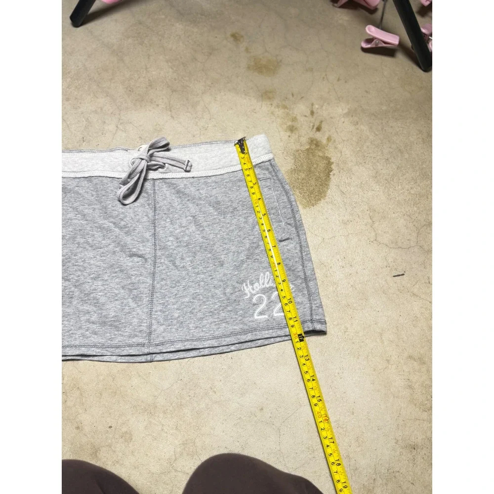 Hollister Gray Jersey Mini Skirt